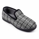 Pantoufle charentaise homme d893 gris