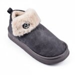 Pantoufles charentaises montantes mu10162 gris