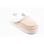 Pantoufles charentaises ultra lgres sherpa md10158 taupe