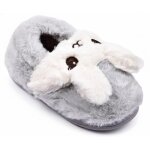 Pantoufles enfant animaux 3d ultra douces mb732831 gris