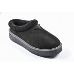 Pantoufles femme hiver mule style scandinave nd10882 noir