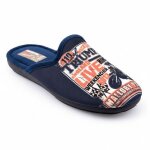 Pantoufle homme mule fantaisie photoprint mu99917 biker
