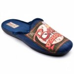 Pantoufle homme mule fantaisie photoprint mu99918 beer