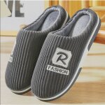 Pantoufles homme en velours côtelé?chaussons chauds et confortables avec semelle antidérapante?modèle ... Pantoufles homme en velours côtelé?chaussons chauds et confortables avec semelle antidérapante?modèle ...