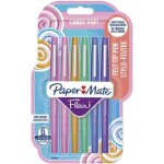Paper mate lot de 6 stylos feutre flair candy pop - pointe moyenne - assortiment de couleurs