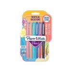 Paper mate flair tropical vacation - 6 feutres - assortiment de couleurs - pointe moyenne 0. 7mm
