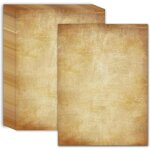 Papeterie vintagepapier  lettre50 feuilles papier  lettres vintagepapier  lettre mdival format din ...