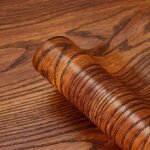 Papier adhesif pour meuble bois brun 40cm x 3m autocollant papier peint imperm�able papier adhesif d�coratif ...