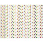 Papier cadeau - clairefontaine - tiny rolls - motifs triangles multicolores - 5m x 35cm - 80g