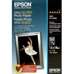 Papier d'impression epson papier photo ultra glossy - 13x18cm - 50 feuilles - 300g / m