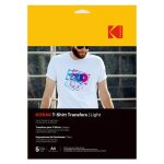Papier transfert textile - kodak - t - shirt transfers - 5 feuilles - compatible jet dencre - multicolor ...
