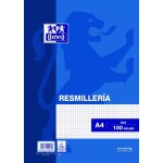 Papier millimetre - papier specifique oxford - 100430215 - pack de 100 feuilles a4 90 g 4 x4