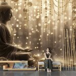 Papier peint 3d panoramique doré lotus zen bouddha paillettes décoration parfaite pour salon enfant grande ... Papier peint 3d panoramique doré lotus zen bouddha paillettes décoration parfaite pour salon enfant grande ...