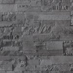 Papier peint 3d - vidaxl - imitation pierre - tissu intiss� - 10 x 053 m - noir