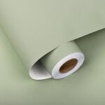 Papier peint adhesif vert clair vinyle rouleau adhesif pour autocollant chambre cuisine papier adhesif ...