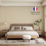 Papier peint autocollant 3d jaune effet pierre naturelle ? �tanche et moderne ? decopine