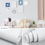 Papier peint beige uni papier peint adhsif mural dcoratif tanche amovible autocollant rouleau film ...