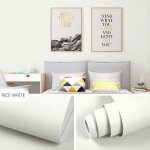 Papier peint beige uni papier peint adhsif mural dcoratif tanche amovible autocollant rouleau film ...