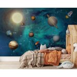 Papier peint chambre enfant 350x256cm 3d effet espace planètes galaxie système solaire voie lactée pour ... Papier peint chambre enfant 350x256cm 3d effet espace planètes galaxie système solaire voie lactée pour ...
