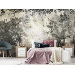 Papier peint intiss� arbres 400x280cm d�coration murale xxl tableaux muraux trompe loeil foret paysage ...