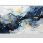Papier peint intiss marbre bleu fonc poster tableaux muraux tapisserie photo trompe loeil salon chambre ...