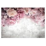 Papier peint intiss panoramique fleurs pivoines bton 150x105 cm tapisserie chambre salon photo non ...