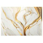 Papier peint intiss panoramique marbre pierre structure 200x140 cm tapisserie chambre salon photo non ...