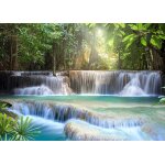 Papier peint panoramique cascade chute deau 350x256cm dcoration murale poster tableaux muraux tapisserie ...
