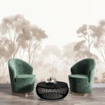 Papier peints panoramique fort deucalyptus poster geant mural 3d thme aquarelle plantes denfant dcoration ...