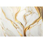 Papier peint panoramique marbre structure or imitation pierre 200x140 cm chambre � coucher salle de s�jour ...