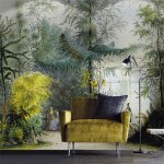 Papier peint panoramique paysage 3d lumi�re fond d�cran de chambre de luxe fond d�cran tv d�coration ...