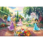 Papier peint - disney - princesses au parc - intissé - 368cm x 254cm - motif enfant Papier peint - disney - princesses au parc - intissé - 368cm x 254cm - motif enfant