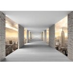 Papier peint soie 3d effet new york 350x256 cm - panoramique image xxl maison chambre photo murale dcorative ...