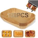 Papier sulfuris� 100 morceaux de papier sulfuris� airfryer papier sulfuris� pour friteuse � air
