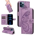 Papillons housse pour iphone 12 / iphone12pro etui portefeuille antichoc housse avec porte - cartes fonction ...
