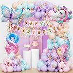 Papillon licorne d�coration danniversaire pour filles 8 ans d�coration papillon pour f�te des enfants[a813] ...