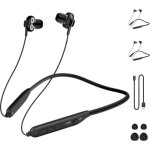 [paquet de 2] �couteurs bluetooth tour de cou bluetooth oreillette sans fil magnetique ecouteurs bluetooth ...