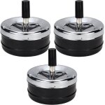 Paquet de 3 cendriers cendrier pivotant avec cendrier anti - courant dair de style poussoir intérieur ... Paquet de 3 cendriers cendrier pivotant avec cendrier anti - courant dair de style poussoir intérieur ...