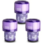 Paquet de 3 pices de rechange pour filtres  vide compatibles avec les aspirateurs pour dyson v11 v15 ...