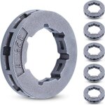 Paquet de 6 pignons de jante 325 7t pour stihl 026 028 ms260 021 024 et pour trononneuses husqvarna ...