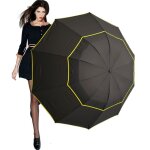 Parapluie compact extra - large à double auvent ventilé coupe - vent imperméable pour femmes et hommes ... Parapluie compact extra - large à double auvent ventilé coupe - vent imperméable pour femmes et hommes ...