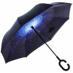 Parapluie inverse invers canne automatique grande taille etanche anti uv anti - vent anti - retournement ...