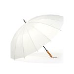 Parapluie - krago - semi - automatique - 16 baleines - manche en bois - imperm�able