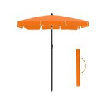 Parasol de balcon - helloshop26 - 2 x 125 m - rectangulaire - upf 50 + - m�t inox