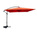 Parasol dport carr 3x3m terracotta solenzara