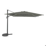 Parasol d�port� carr� inclinable melhia 3x3 m vert laurier - hesp�ride