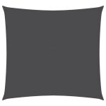 Parasol de jardin carr� - vidaxl - 2x2 m - anthracite - tissu oxford enduit de pu - �tanche - protection ...