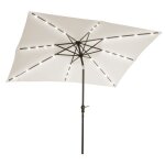 Parasol de jardin - outsunny - 3 x 2 m - rectangulaire - inclinable - lumineux led solaire - acier polyester ... Parasol de jardin - outsunny - 3 x 2 m - rectangulaire - inclinable - lumineux led solaire - acier polyester ...
