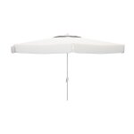 Parasol marbueno blanc polyester aluminium � 300 cm