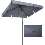 Parasol rectangulaire inclinable 200x125cm parasol pliable extérieur protection uv résistant à la pluie ... Parasol rectangulaire inclinable 200x125cm parasol pliable extérieur protection uv résistant à la pluie ...